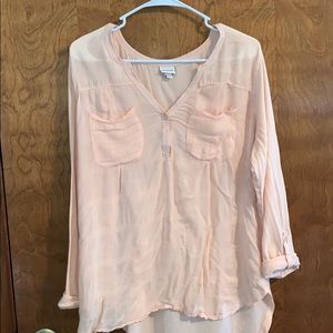 light pink top size: XXL